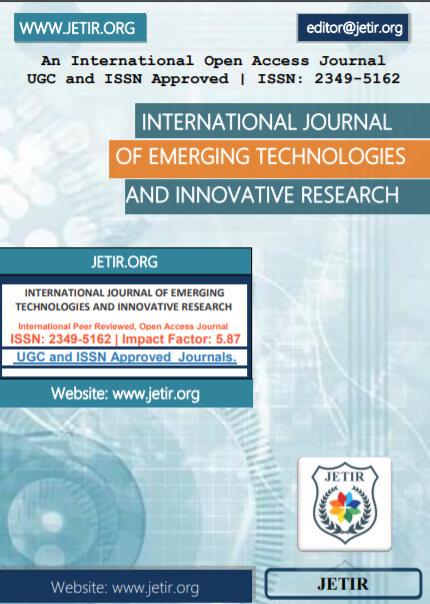 JETIR Journal front page